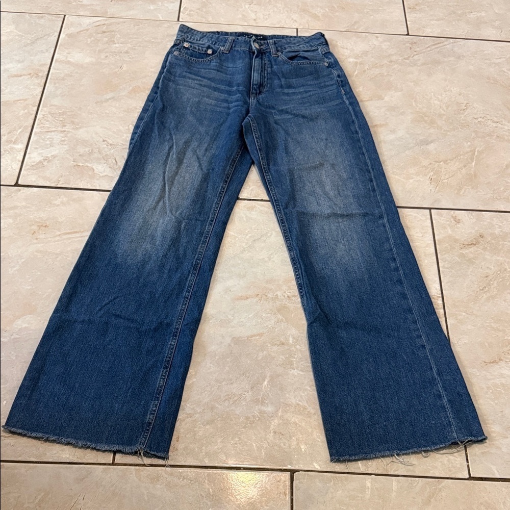 Classic Blue Wide Leg Jeans